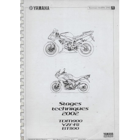 YAMAHA  (Manuel stages techniques modèles 2002)