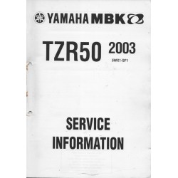 Manuel d'informations techniques Yamaha TZR 50 2003