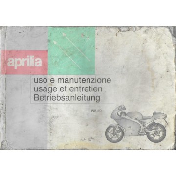 Manuel utilisateur Aprilia 50 RS