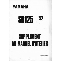 YAMAHA SR 125 de 1992 type 3MW (01 /1992)