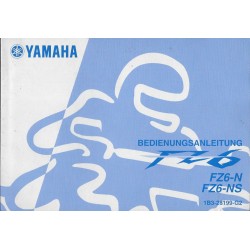 YAMAHA FZ-6 N / NS type 1B3  2006 (08 / 2005) en allemand