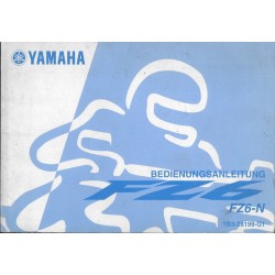 YAMAHA FZ-6 N type 1B3  2005 (07 / 2004) en allemand