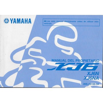 YAMAHA XJ6 N / NA type 20S  2014 (07 / 2013) en espagnol