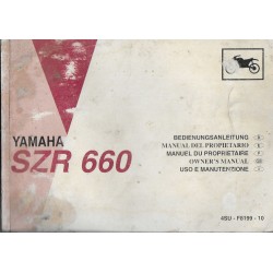 YAMAHA SZR 660 type 4SU  1996 (09 / 1995) 