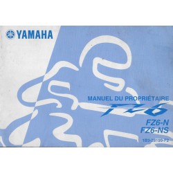 YAMAHA FZ-6 N et FZ-6 NS type 1B de 2006 (08 / 2005) 