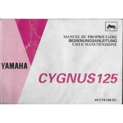 YAMAHA Cygnus 125  type 4KY de 1995 (12 / 1994)