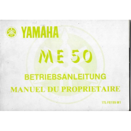 YAMAHA ME 50 (Yamy) type 1TL de 1988 (12 / 1987)