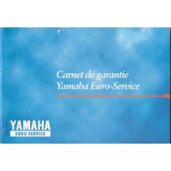 YAMAHA Carnet de garantie  neuf (1997)