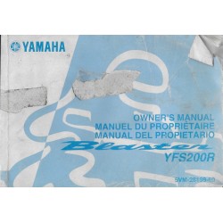 manuel du propriétaire quad Yamaha YFS200R Blaster