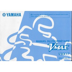 YAMAHA Vmax VMX 17 de 2009 type 2S3 (08 / 2008)
