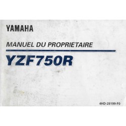 YAMAHA YZF 750 R de 1994 type 4HD (08 / 1993)