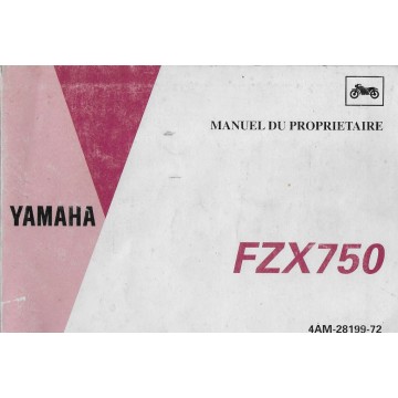 YAMAHA FZX 750 de 1993 type 4AM (03 / 1993)