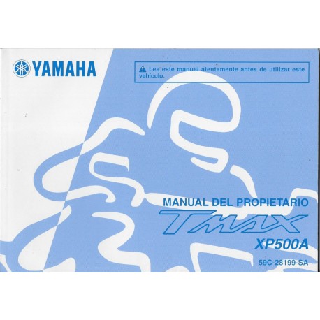 YAMAHA Tmax XP 500 A de 2012 type 59C (11 / 2011) italien