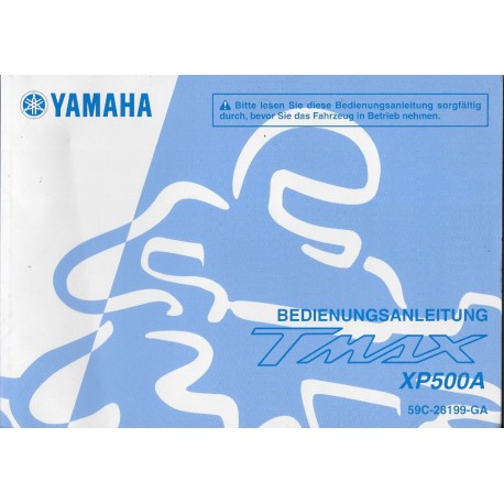 YAMAHA Tmax XP 500 / XP 500 A  de 2012 type 59C (11 / 11) allemand