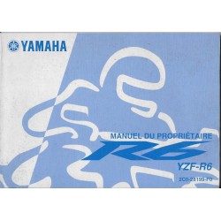 YAMAHA YZF-R6 de 2006 type 5YU (09 / 2005)