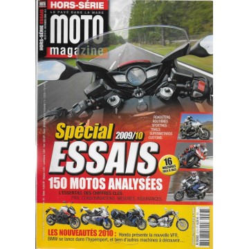 Moto Magazine hors-série spécial essais 2009/10