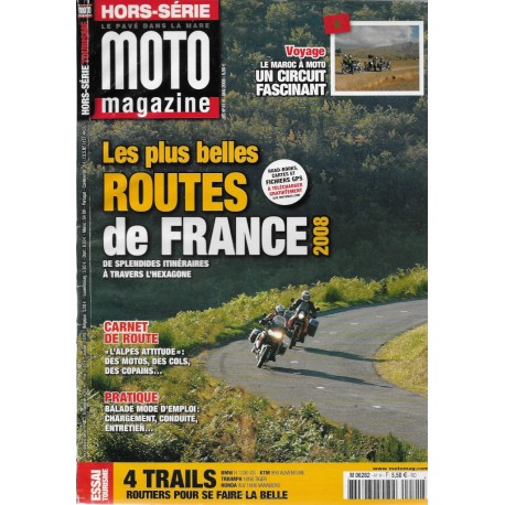Moto Magazine hors-série Plus belles routes de France 2008