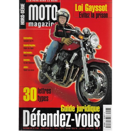 Moto Magazine Hors-série guide juridique