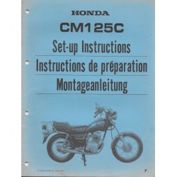 HONDA CM 125 C de 1986 (manuel montage)
