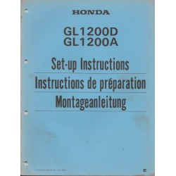 HONDA GL 1200 D / A de 1984 (manuel de montage)