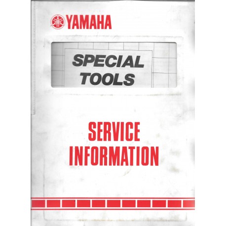 Manuel d'atelier spécial outillage Yamaha 1989