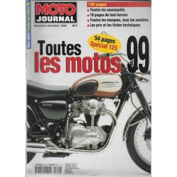 MOTO- JOURNAL Toutes les motos du monde 1999