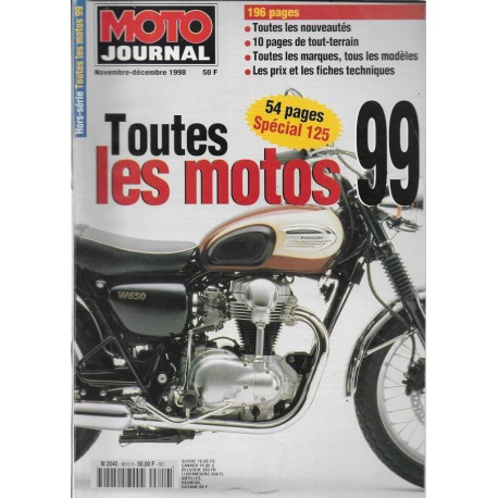 MOTO- JOURNAL Toutes les motos du monde 1999