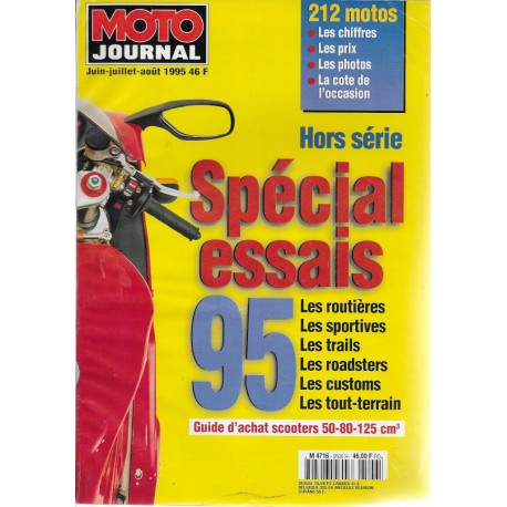 Moto Journal hors-série Spécial essais 1995