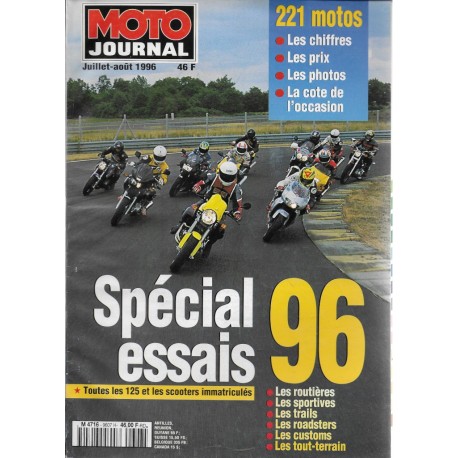 Moto Journal hors-série Spécial essais 1996