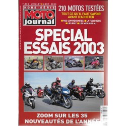 Moto Journal hors-série Spécial essais 2003