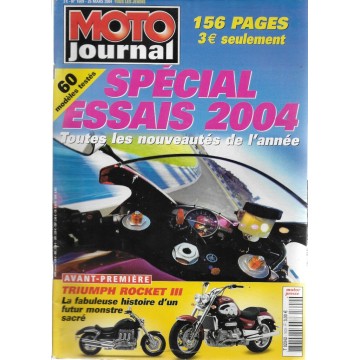 Moto Journal hors-série Spécial essais 2004