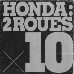 HONDA gamme motos de 1971 (Dépliant de  1971)