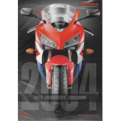 HONDA gamme 2004 (nouveautés, tarifs, financement, concessions)