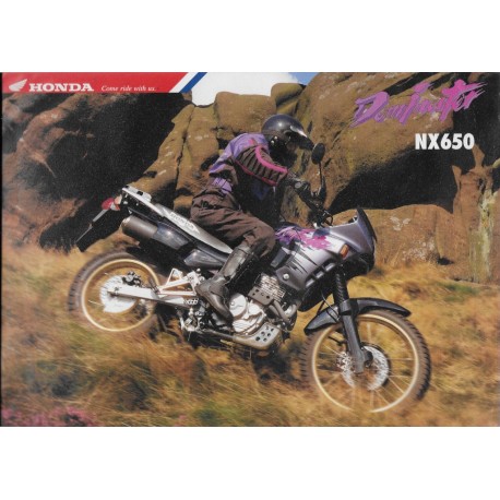 HONDA NX 650 Dominator (type F) Catalogue de 1995