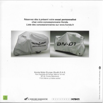 HONDA émotions garanties (essais GL 1800 et DN-01)