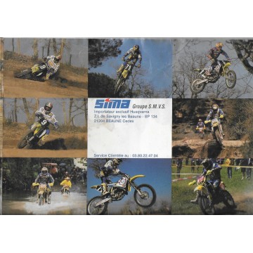 HUSQVARNA Catalogue gamme motos de 1999