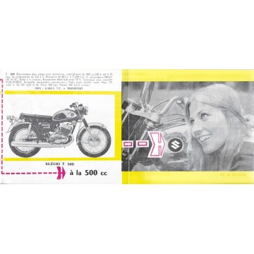 Dépliant gamme Suzuki 1967