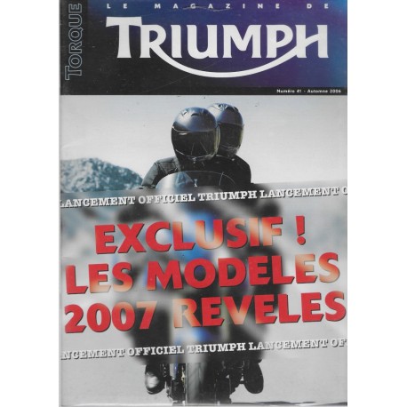 Torque - le magazine de Triumph n°41 automne 2006