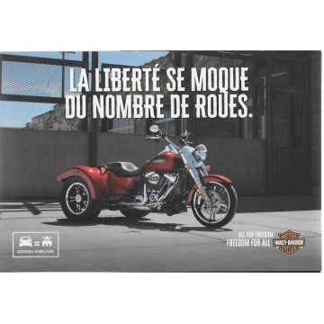 Dépliant Harley-Davidson Freewheeler-Tri Glide