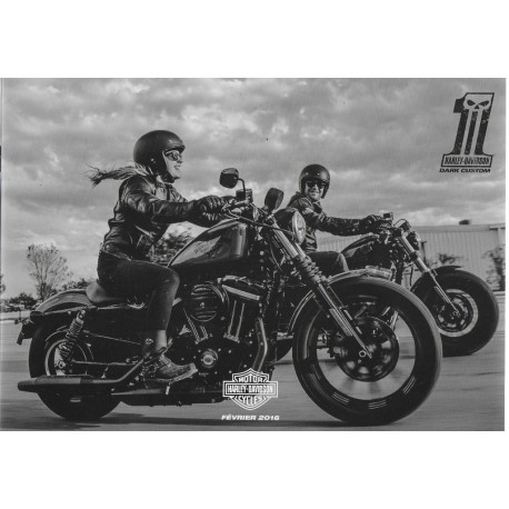 Catalogue Harley-Davidson série Dark Custom 2016