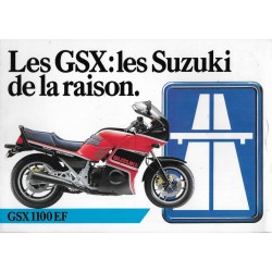 SUZUKI GSX 1100 EF - GSX 750 ES - GSX 550 ES (prospectus)