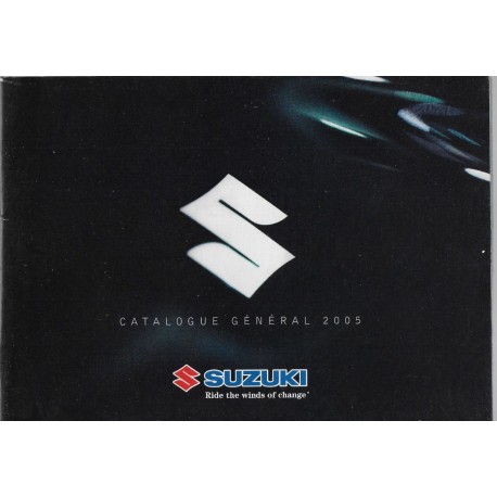 SUZUKI Catalogue Gamme motos de 2005