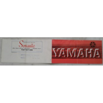 YAMAHA  (Prospectus gamme motos 1967)