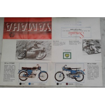 YAMAHA  (Prospectus gamme motos 1967)