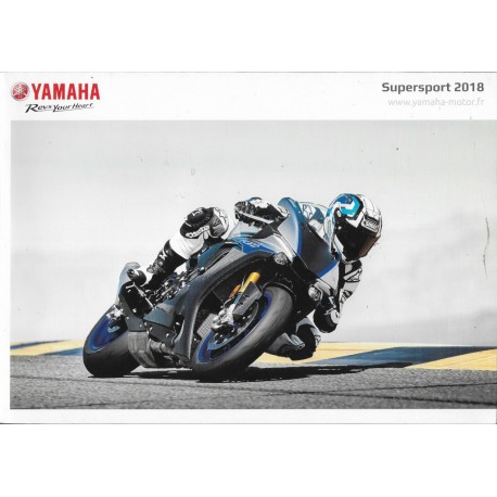 Yamaha Catalogue Gamme Supersport de 2018