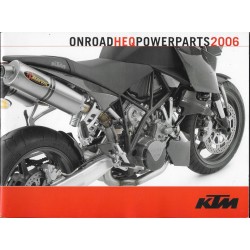 KTM (catalogue accessoires  / équipements route de 2006)