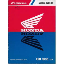 HONDA CB 500 T et V de 1997 (manuel additif 12 / 1996)