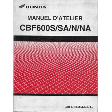 HONDA CBF 600 S / SA / N / NA de 2004 (manuel  04 / 2004)