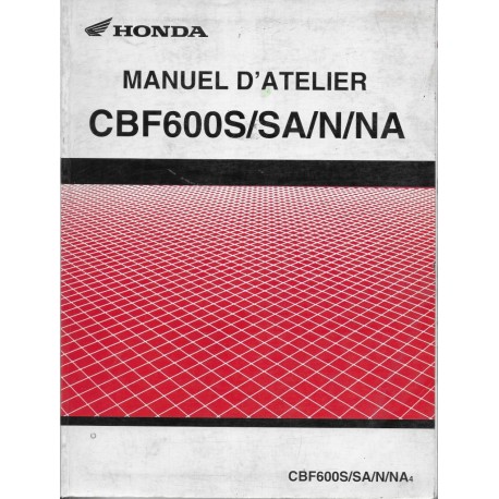 HONDA CBF 600 S / SA / N / NA de 2004 (manuel  04 / 2004)