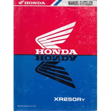 HONDA XR 250 RY de 2000 (manuel additif 06 / 1999)